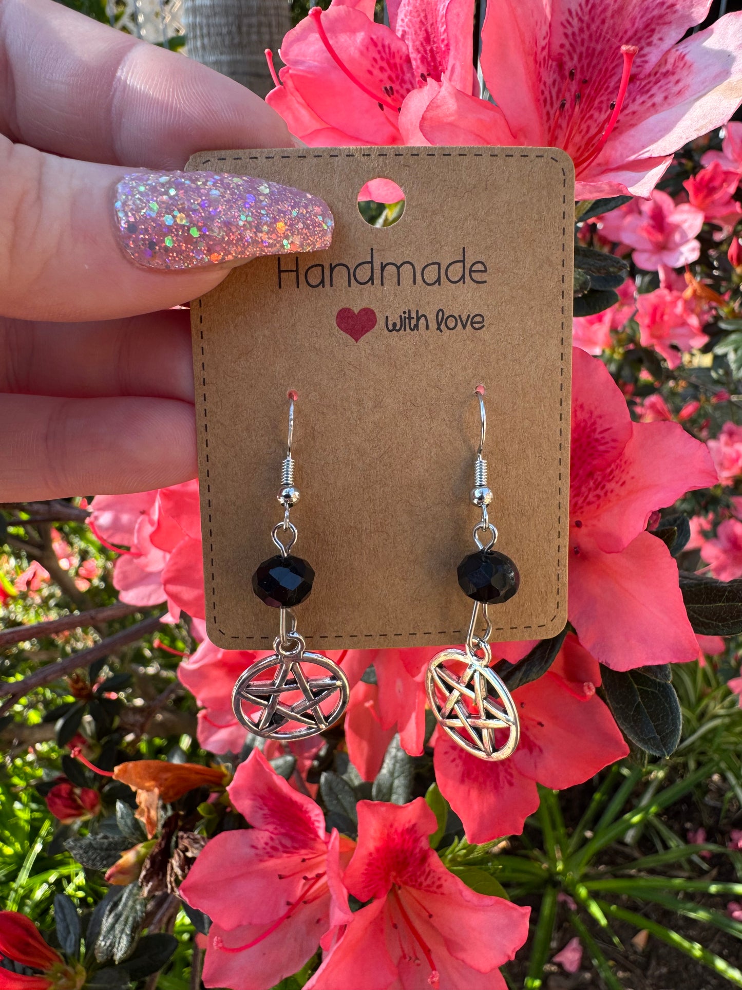 Satanic Pentagram Earrings