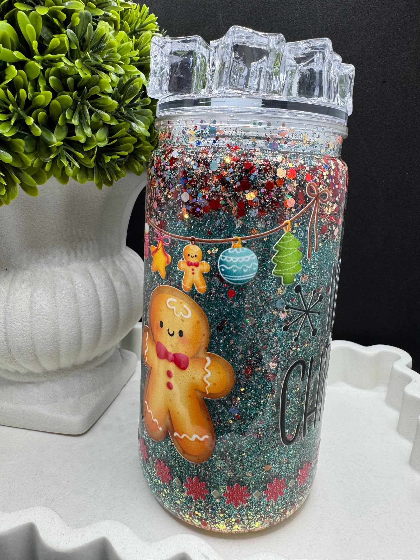 Merry Christmas 16oz Tumbler