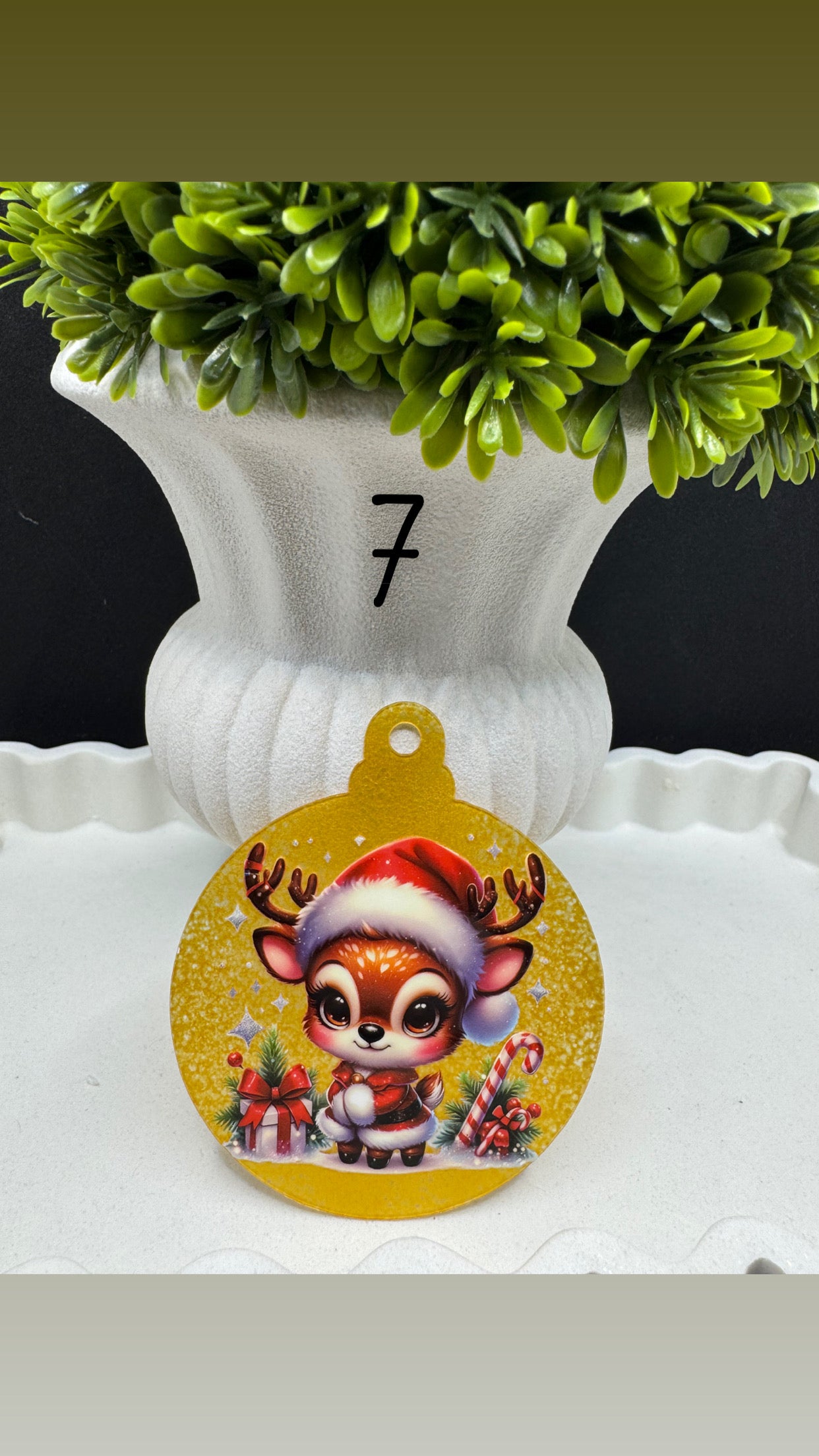 Reindeer Christmas Ornaments