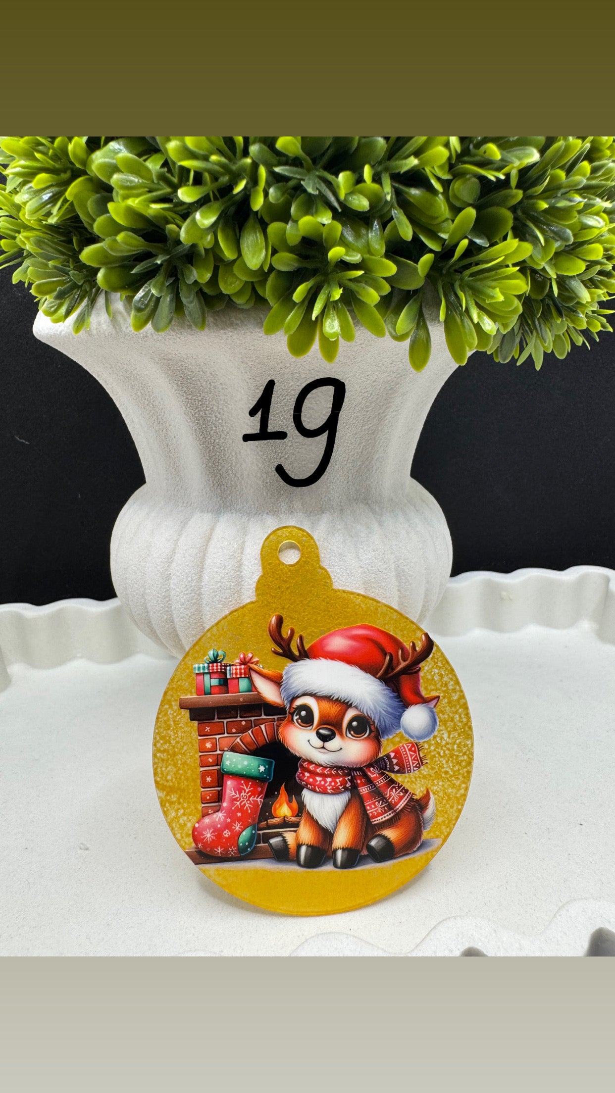 Reindeer Christmas Ornaments