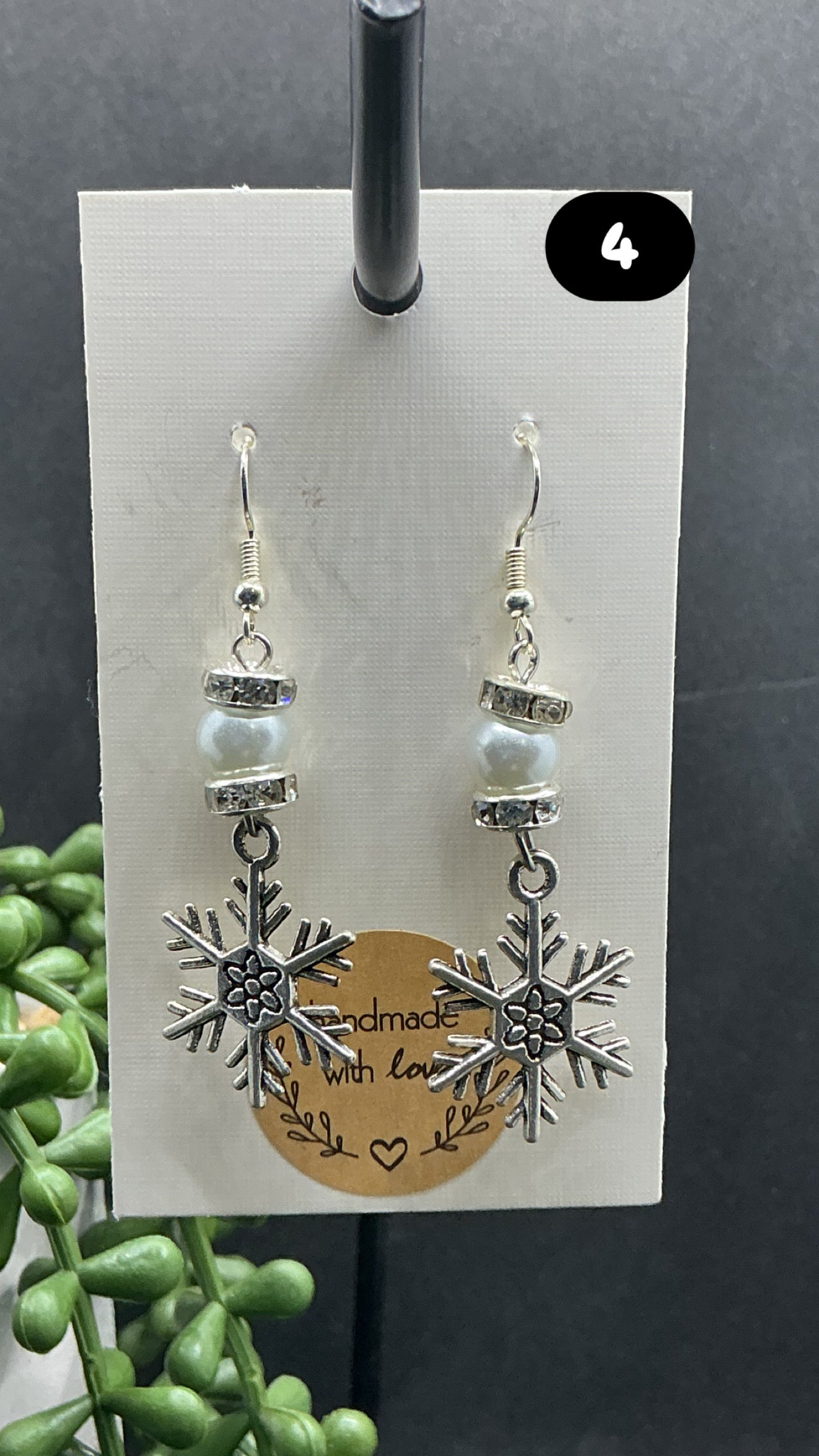 Snowflakes earrings