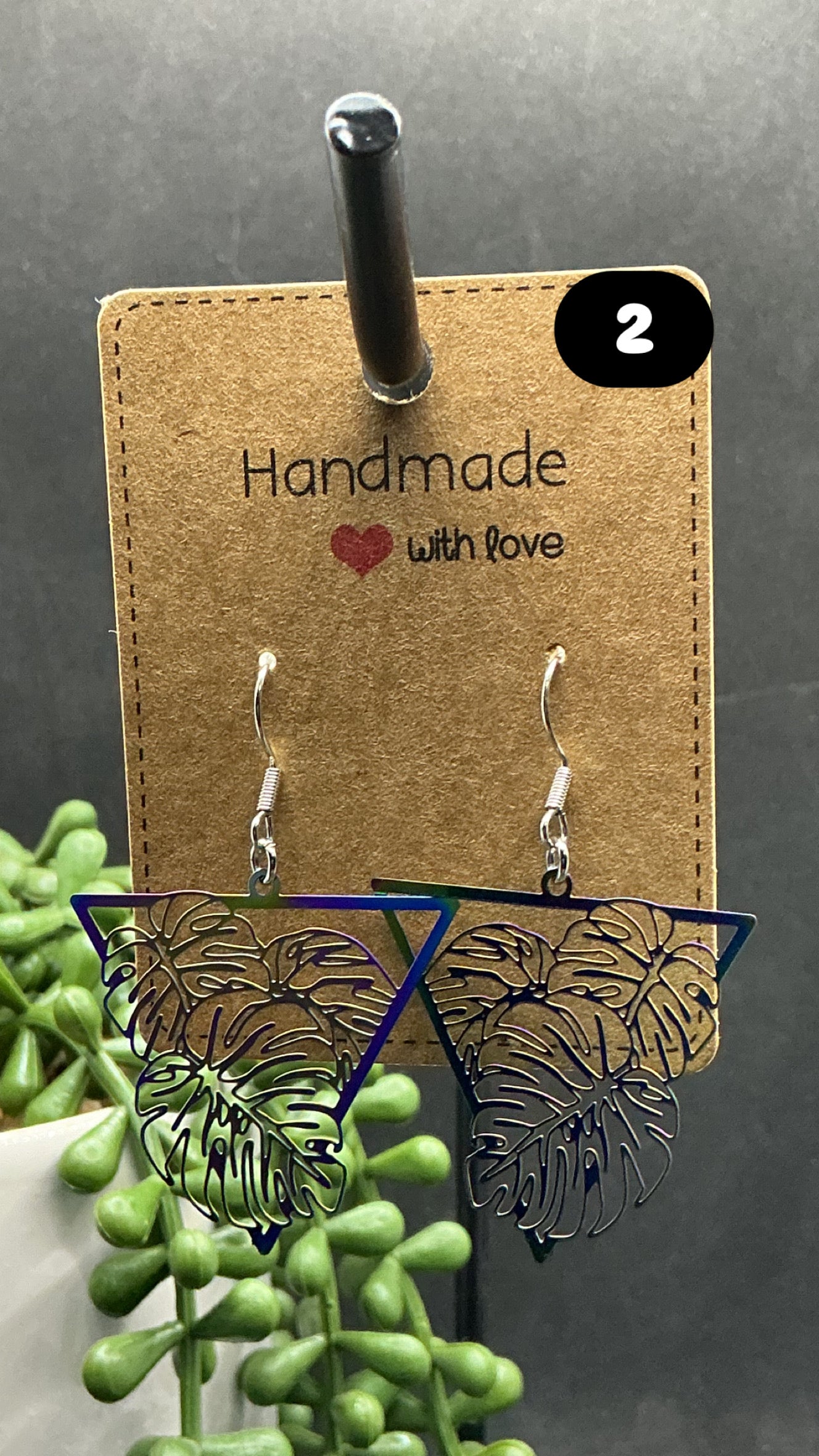 Leaf earrings