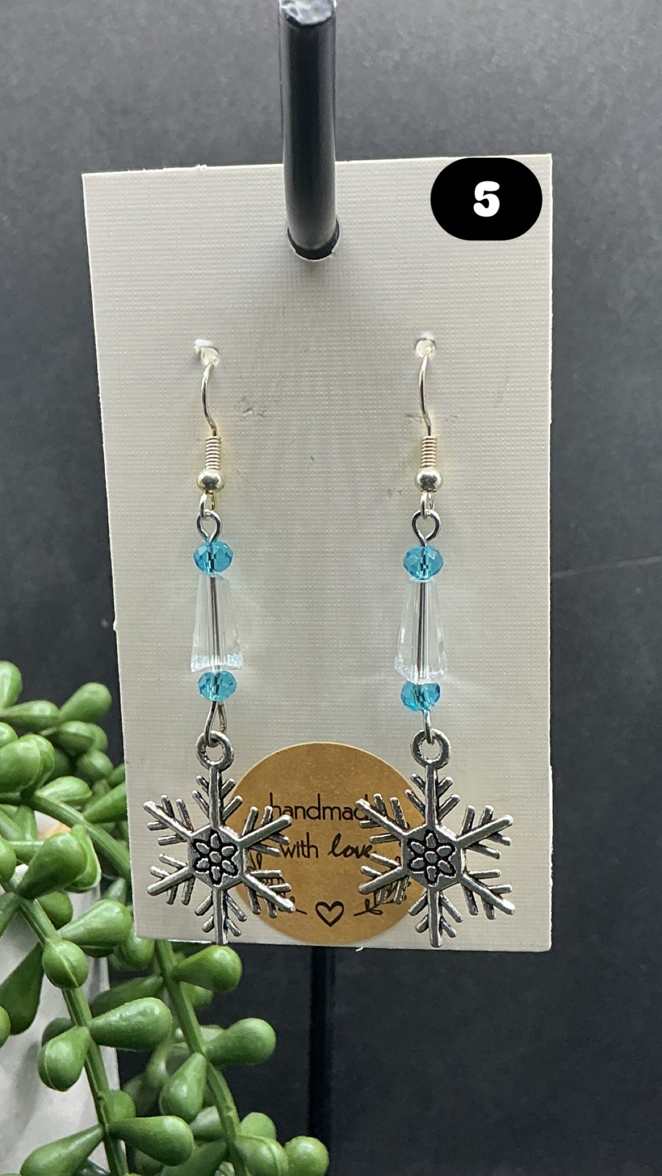 Snowflakes earrings