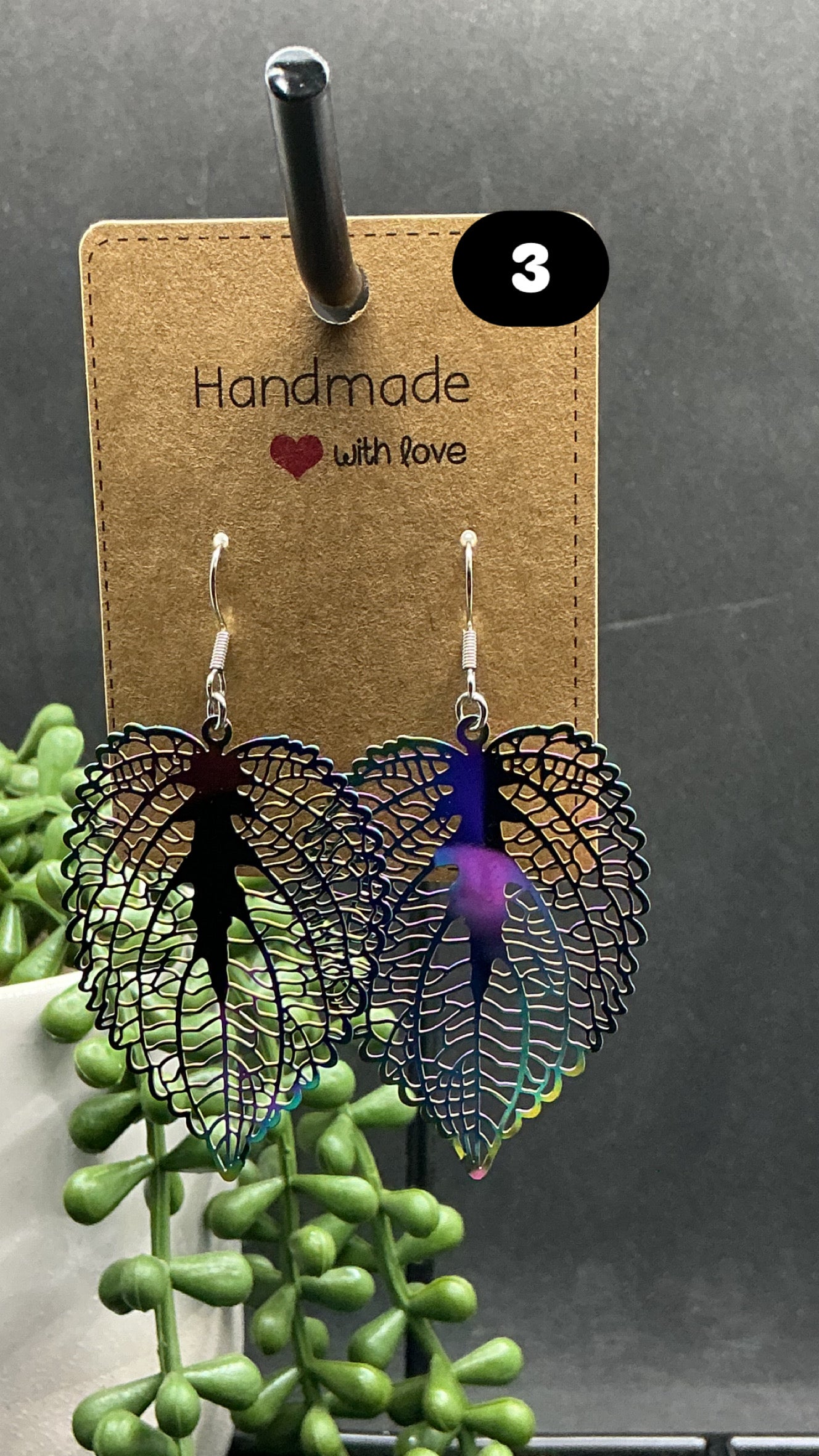 Leaf earrings