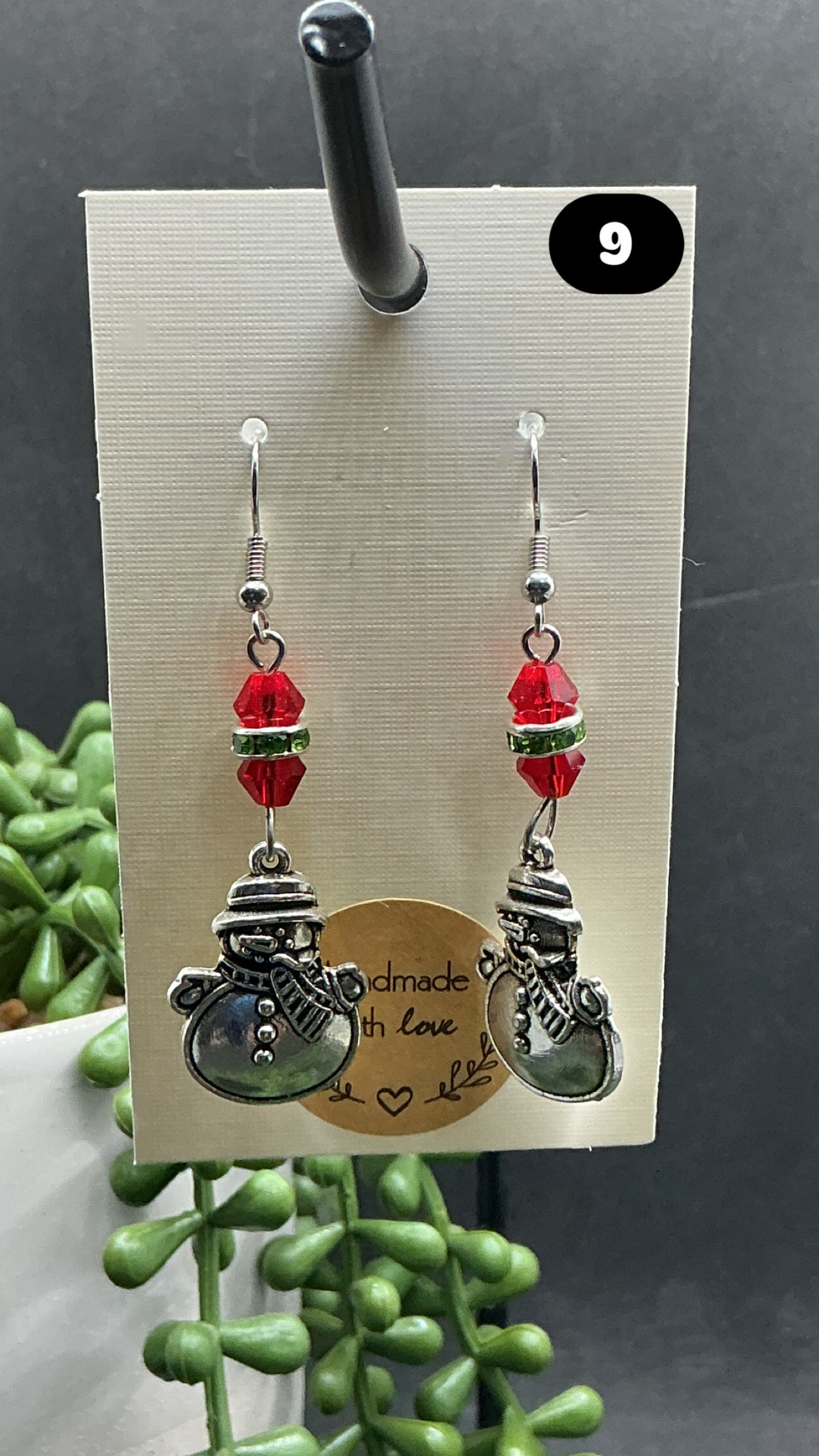 Christmas earrings