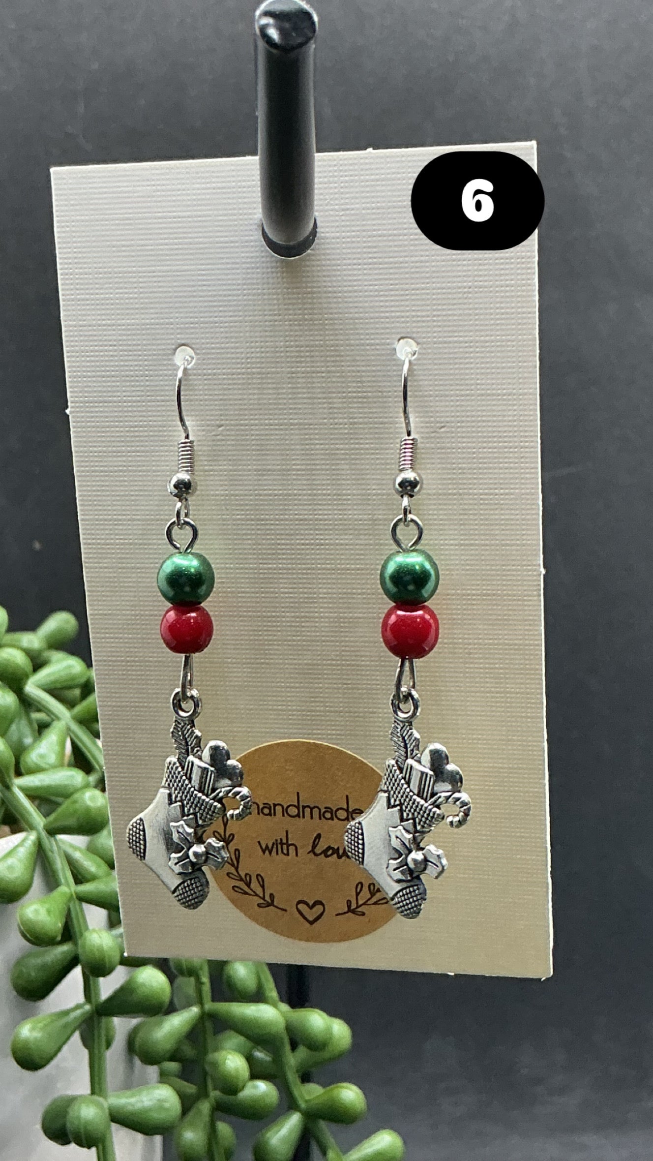 Christmas earrings