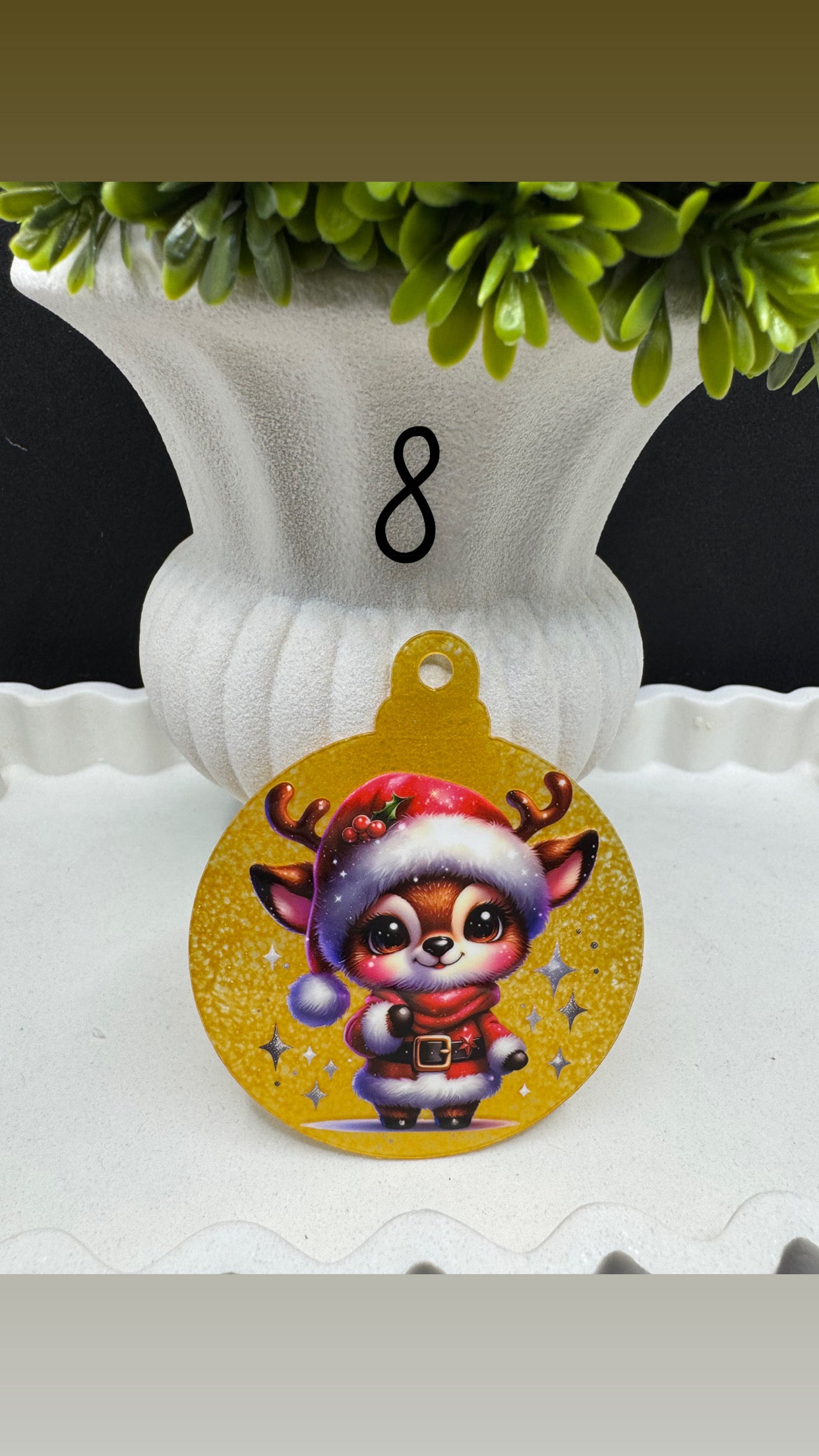 Reindeer Christmas Ornaments