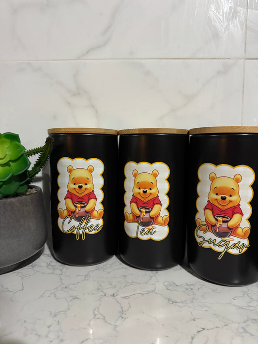 Pooh 1.7L set of 3 Canisters