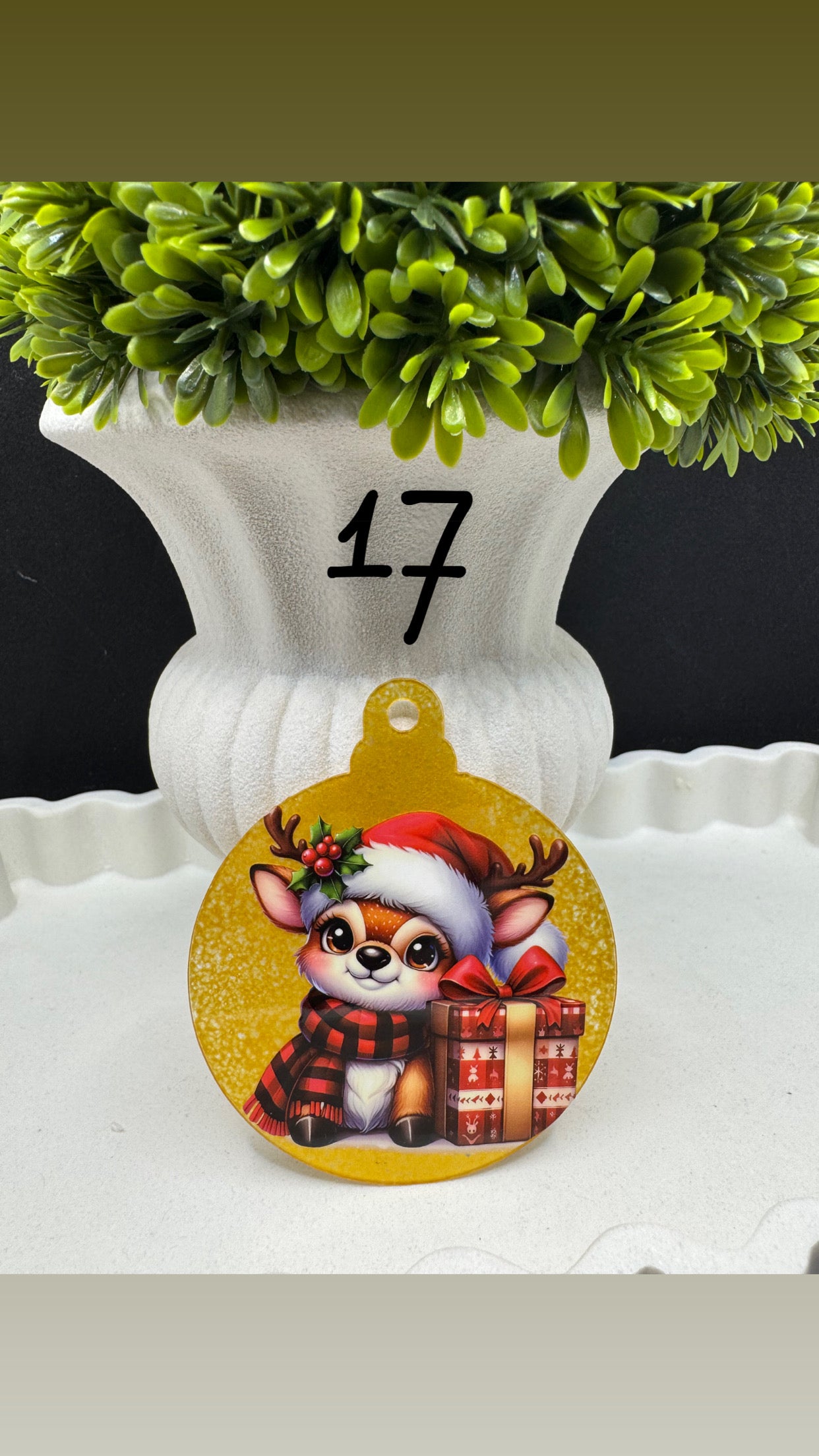 Reindeer Christmas Ornaments