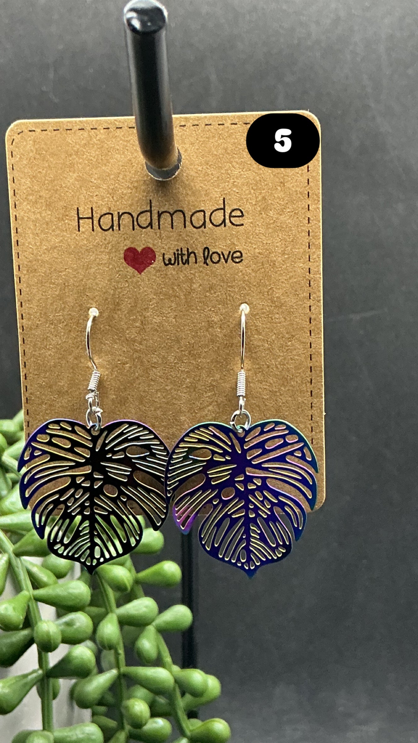 Leaf earrings