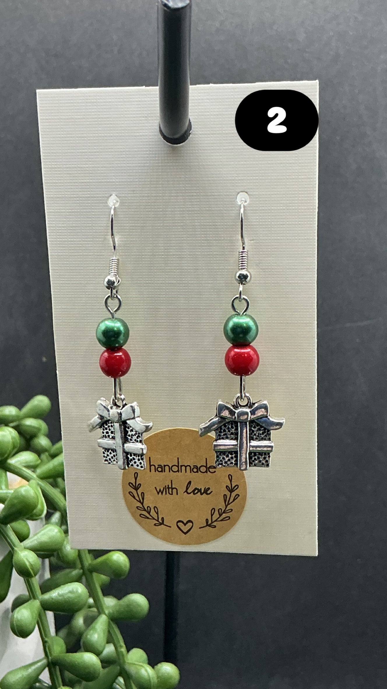 Christmas earrings