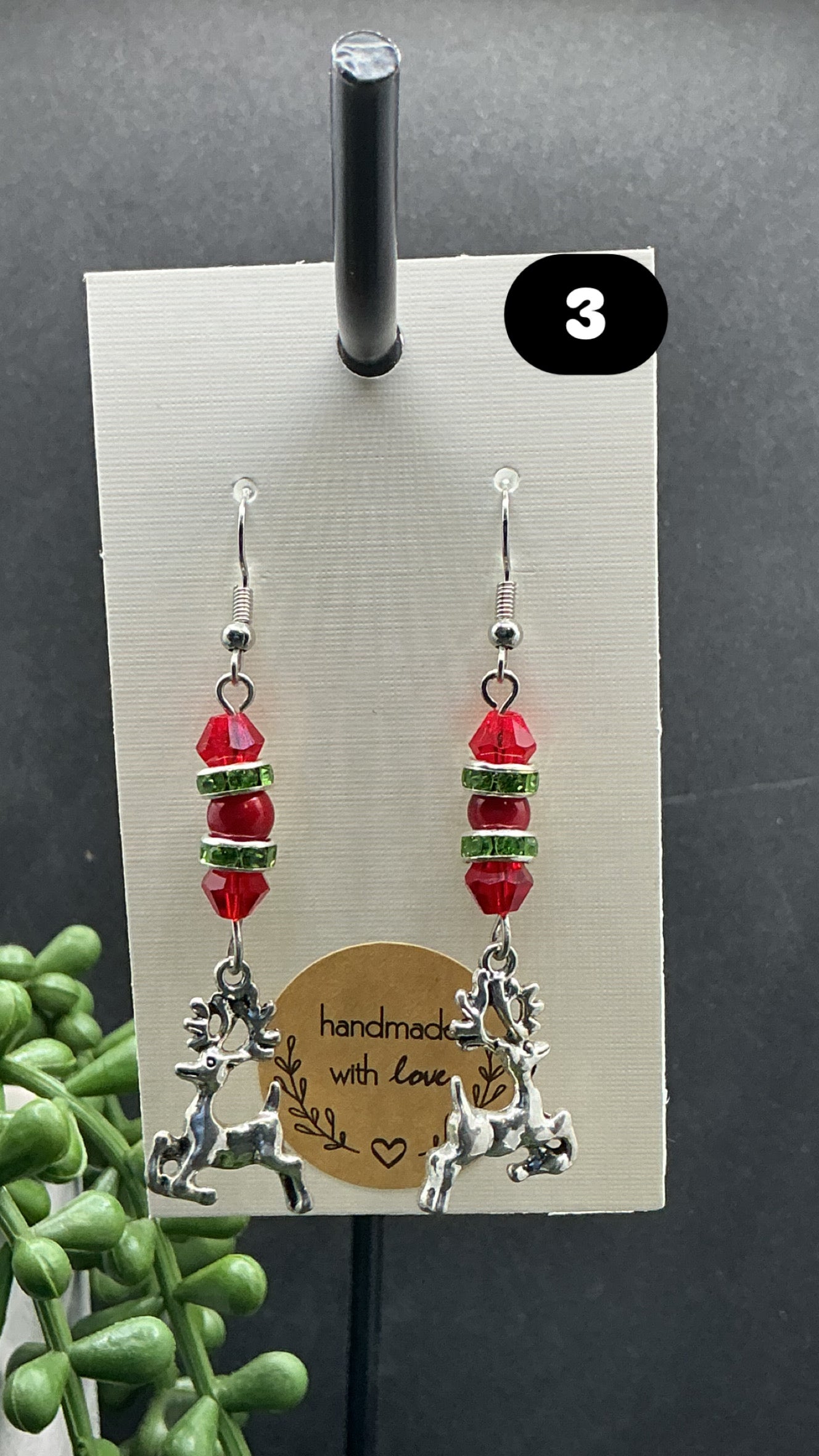 Christmas earrings