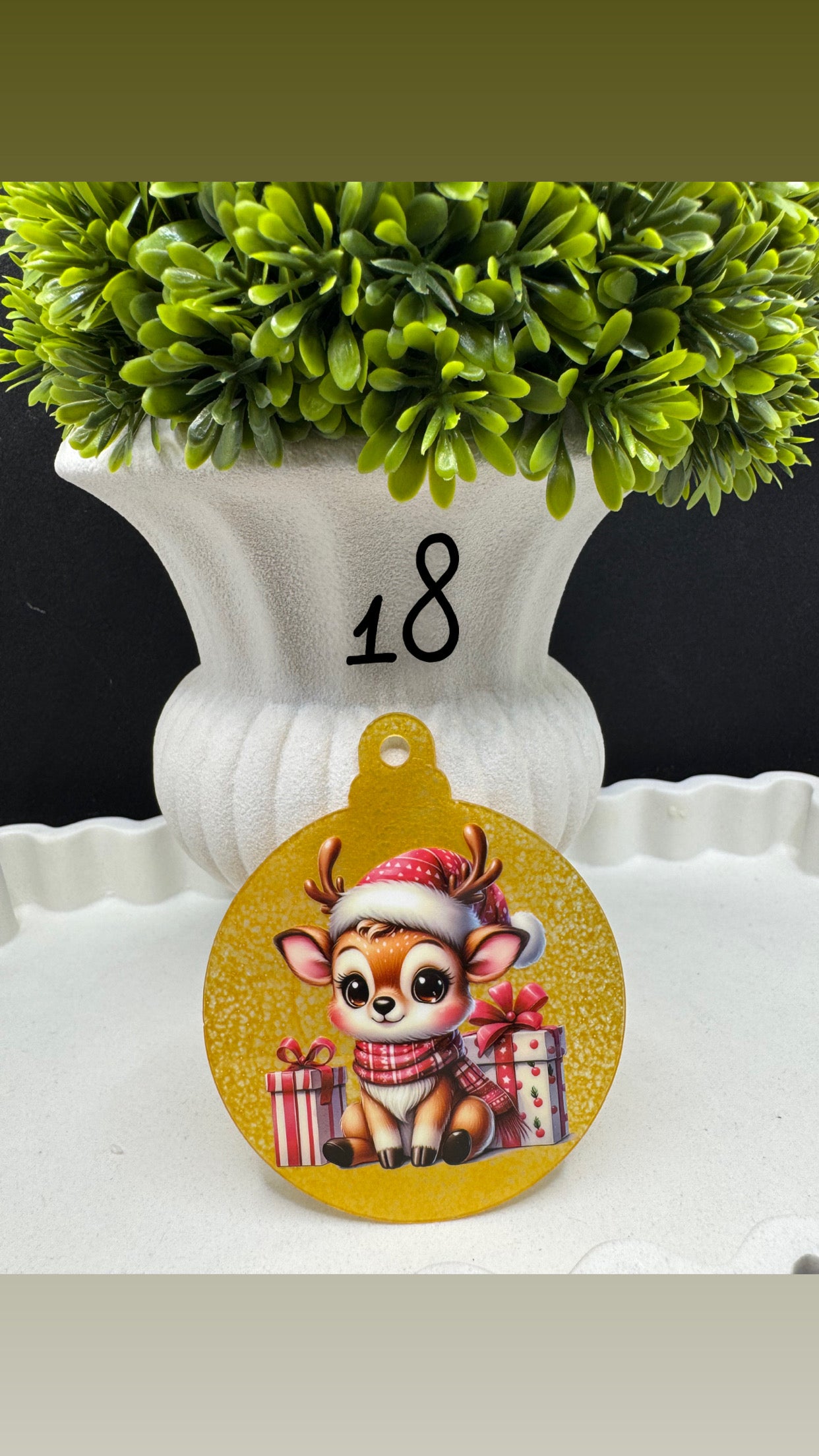 Reindeer Christmas Ornaments