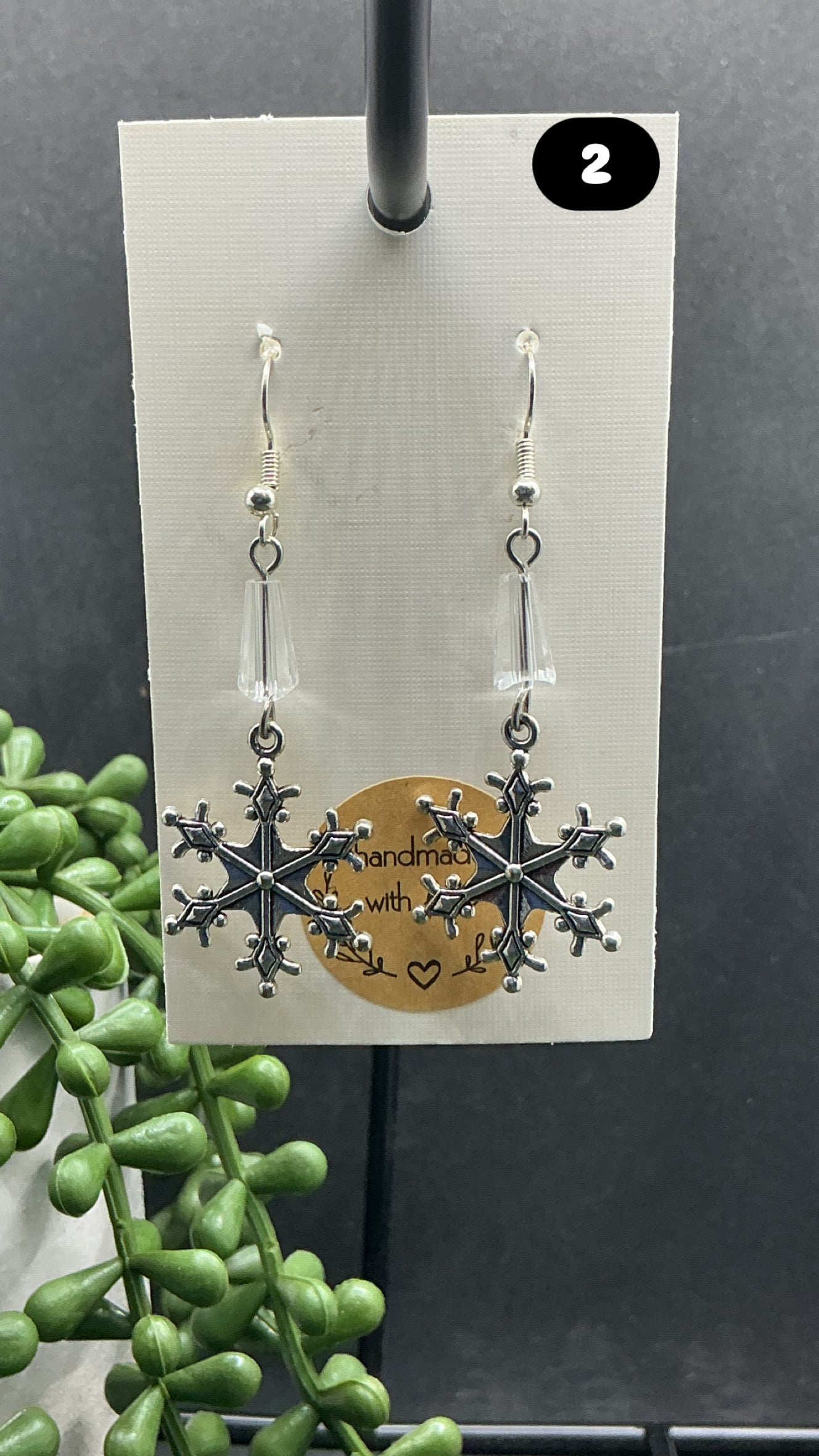 Snowflakes earrings