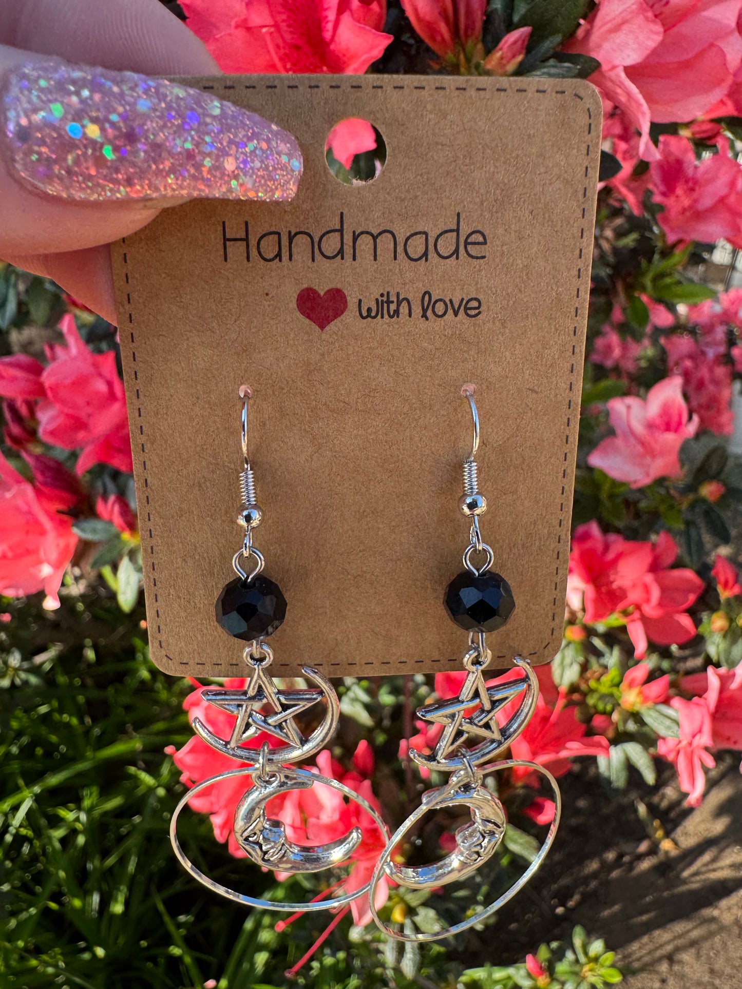Satanic Pentagram Earrings