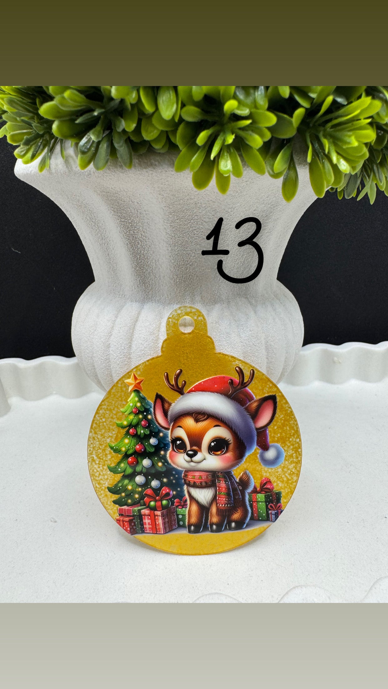 Reindeer Christmas Ornaments