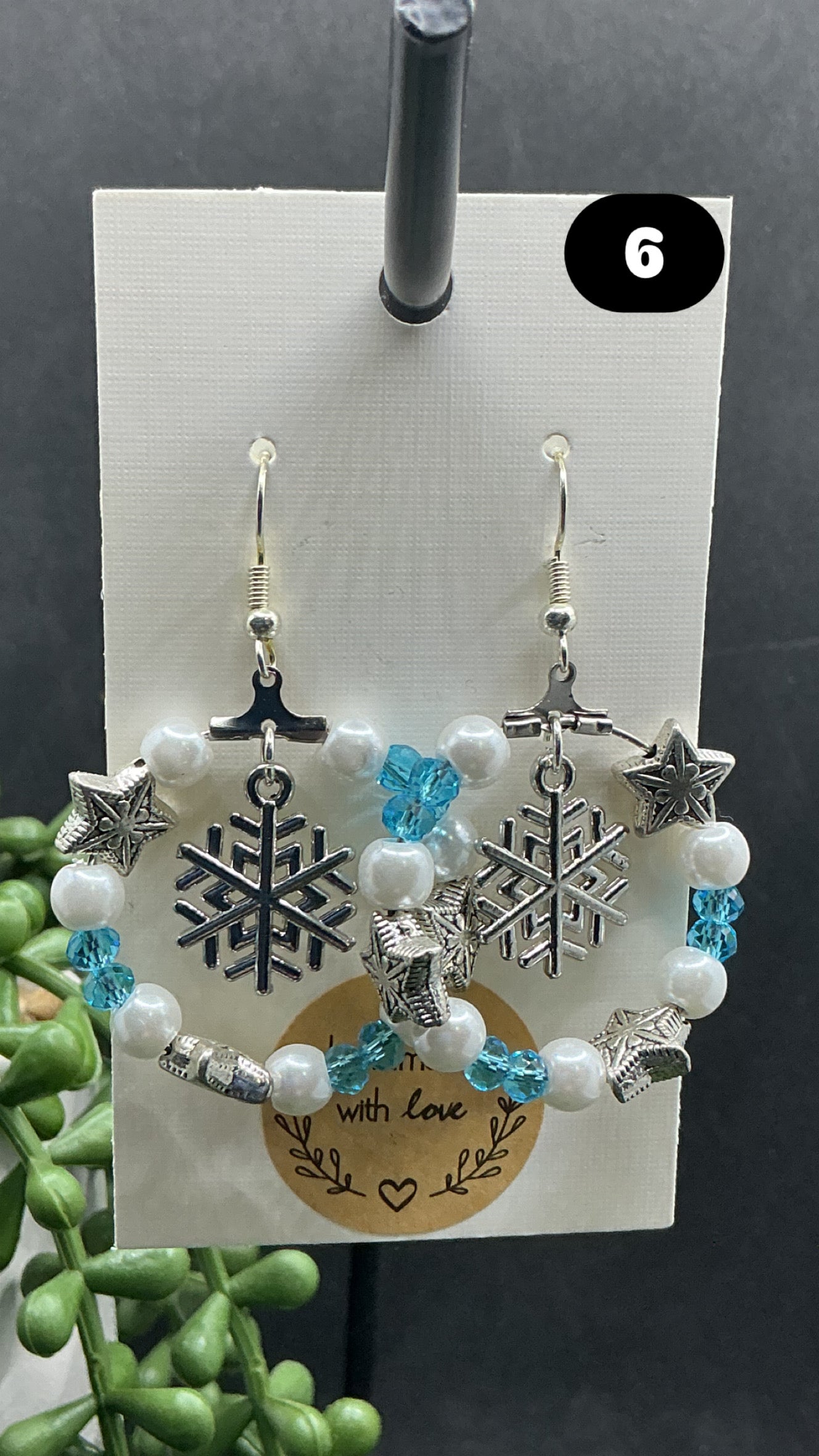 Snowflakes earrings