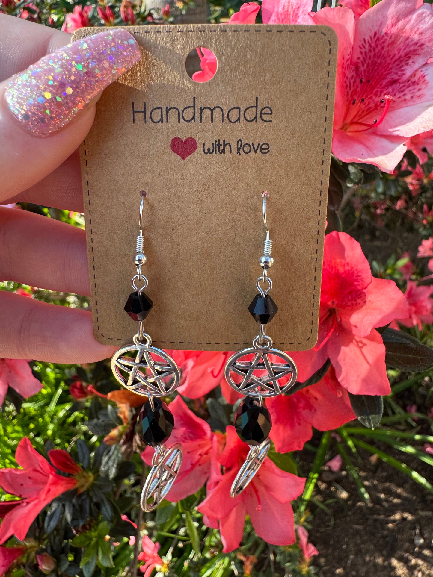 Satanic Pentagram Earrings