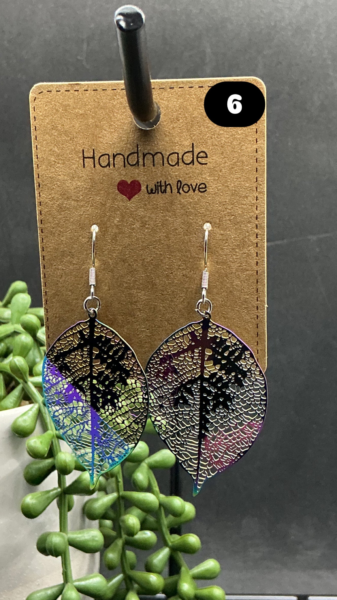 Leaf earrings