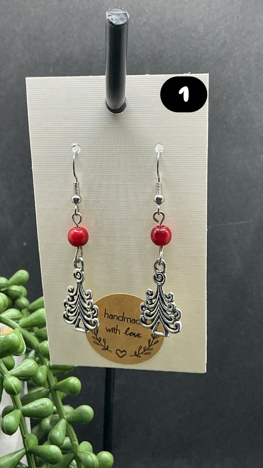 Christmas earrings
