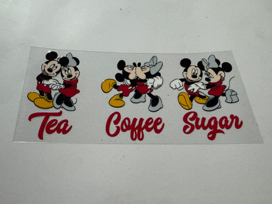 Mickey & Minnie 1.7L set of 3 Canisters
