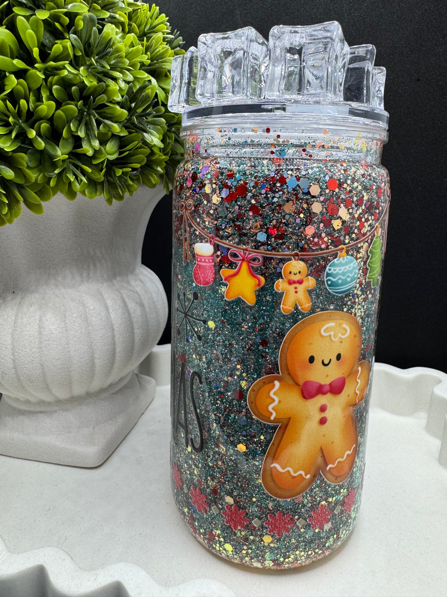 Merry Christmas 16oz Tumbler