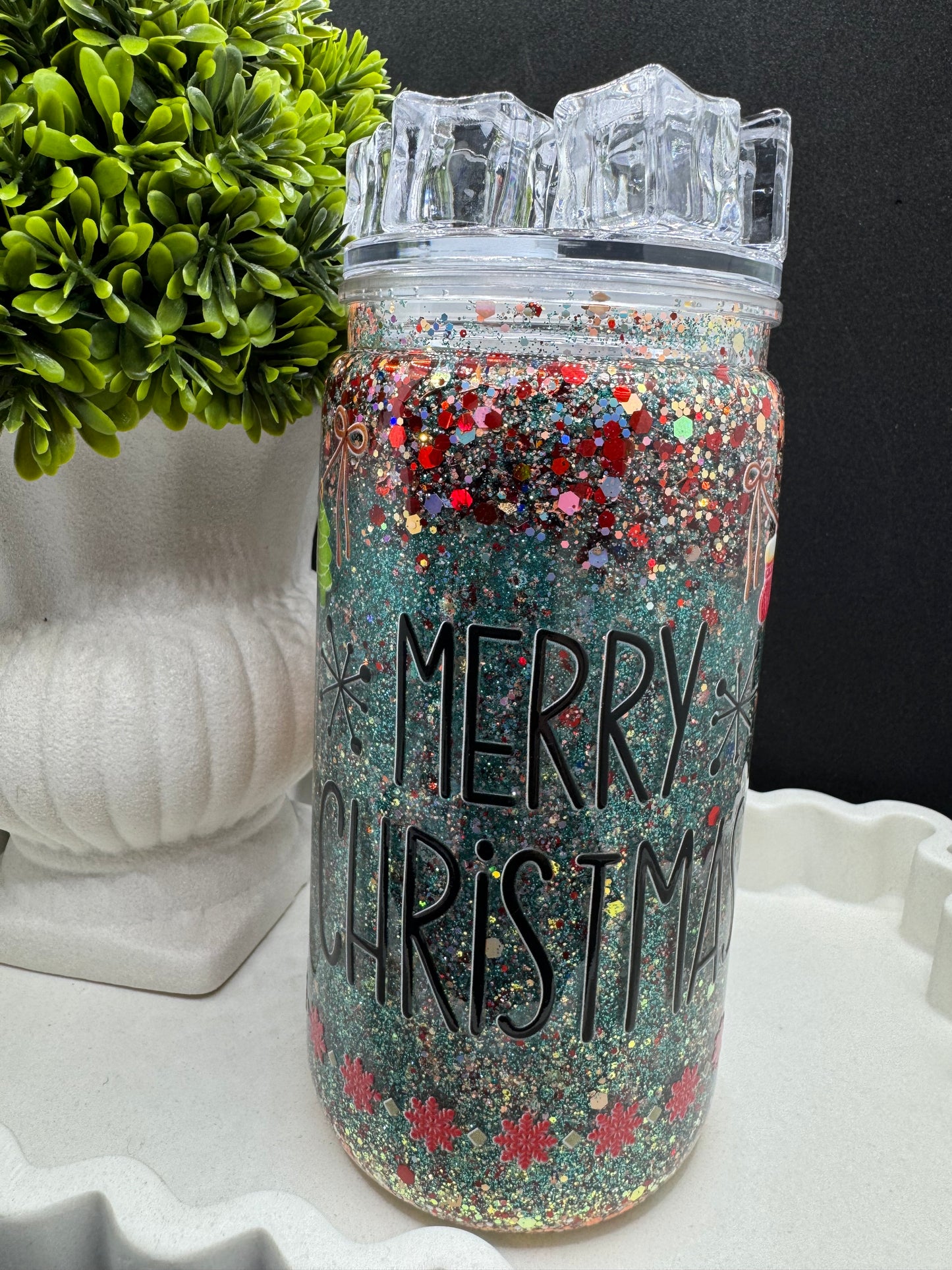 Merry Christmas 16oz Tumbler