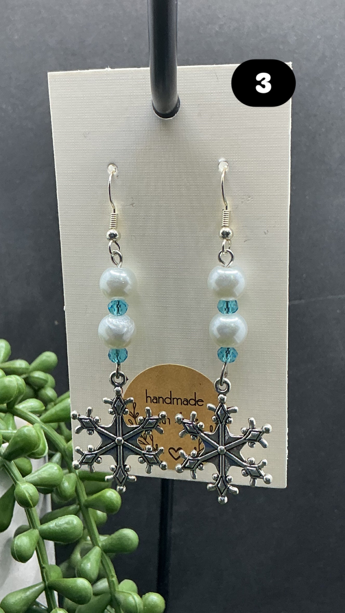 Snowflakes earrings