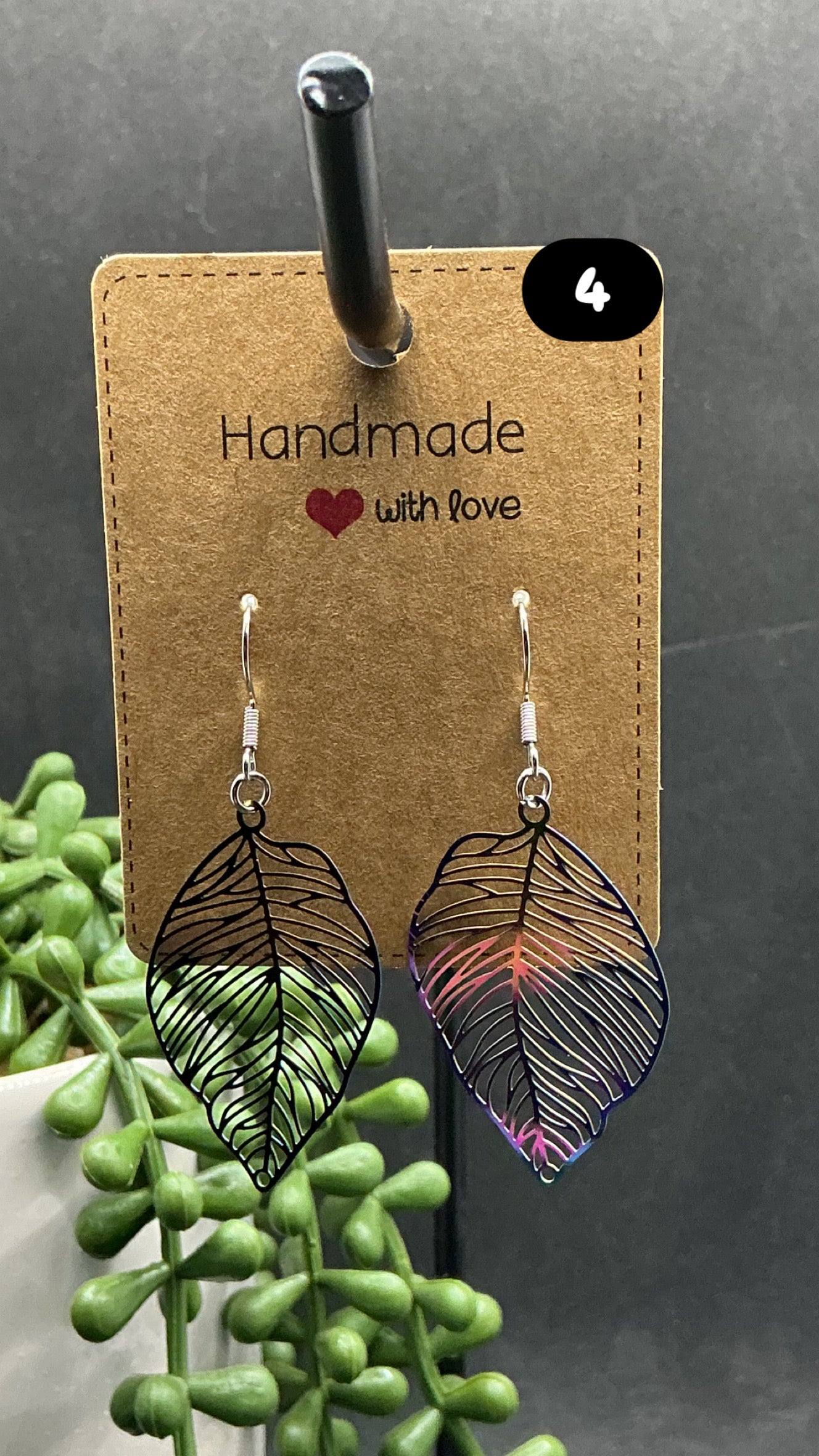 Leaf earrings