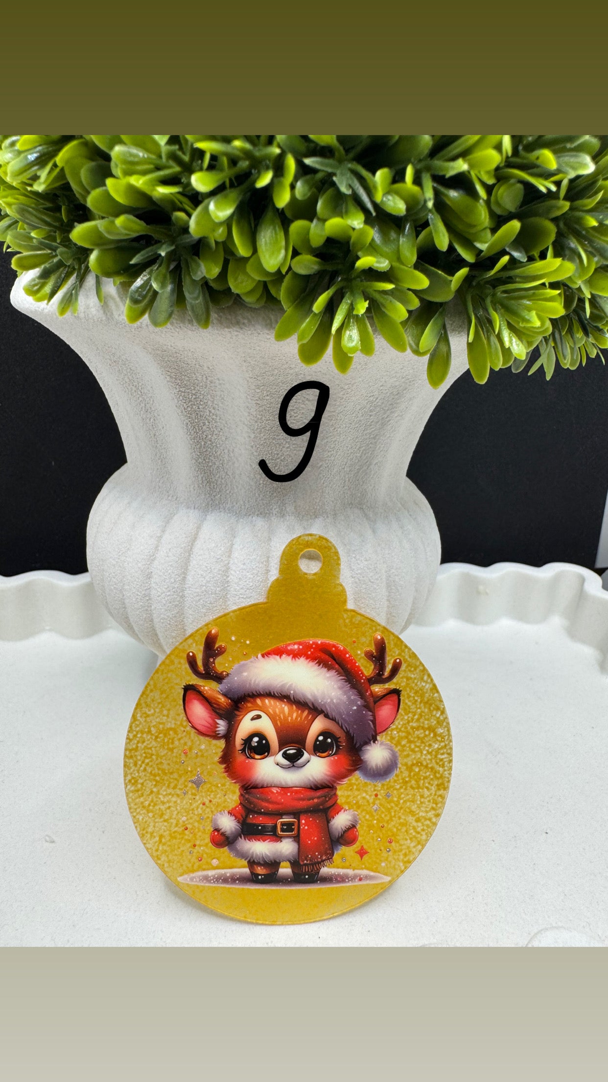 Reindeer Christmas Ornaments