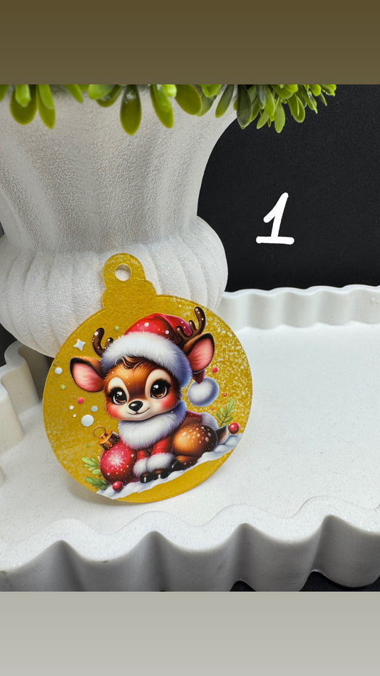 Reindeer Christmas Ornaments