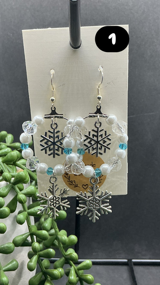Snowflakes earrings
