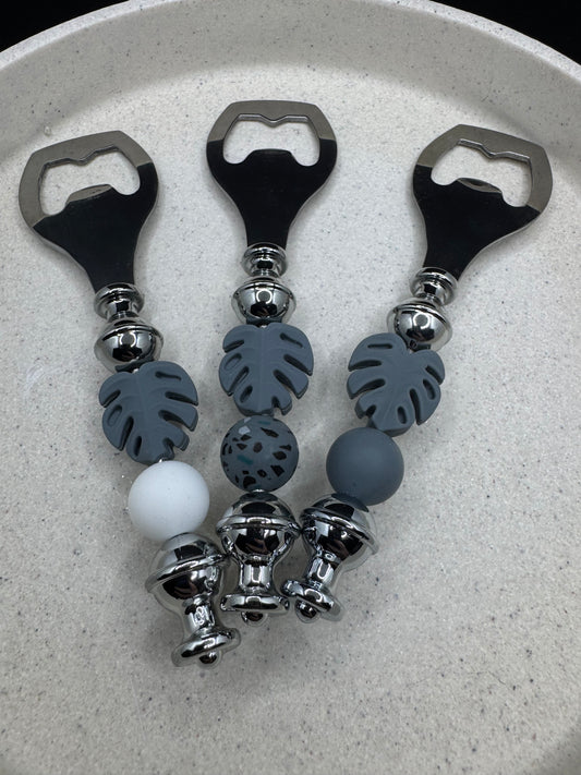Bottle Opener Grey Leaf