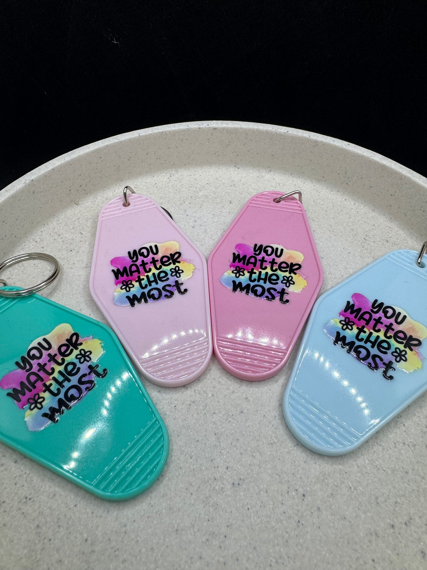 Keychains Acrylic Quotes