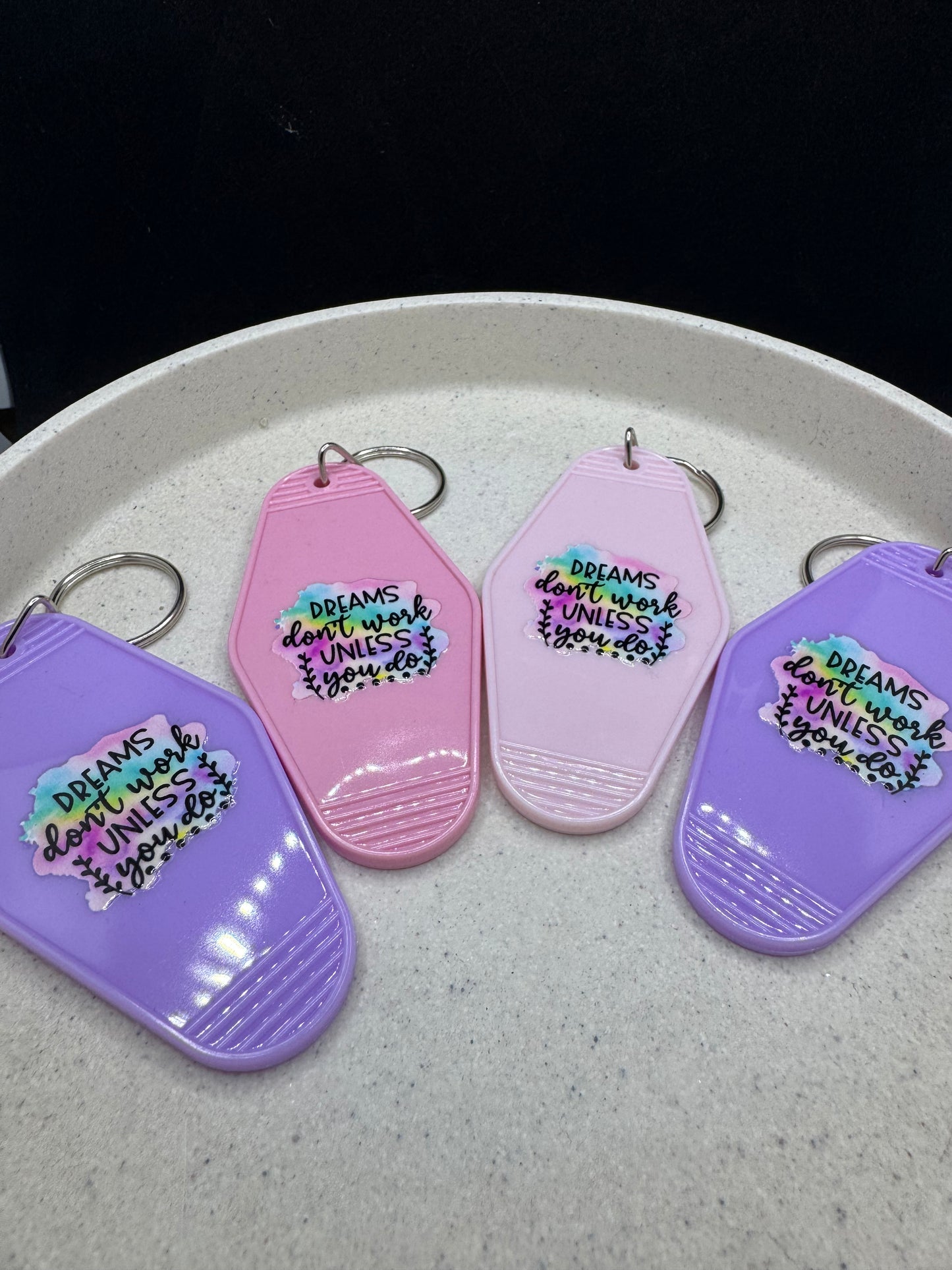 Keychains Acrylic Quotes